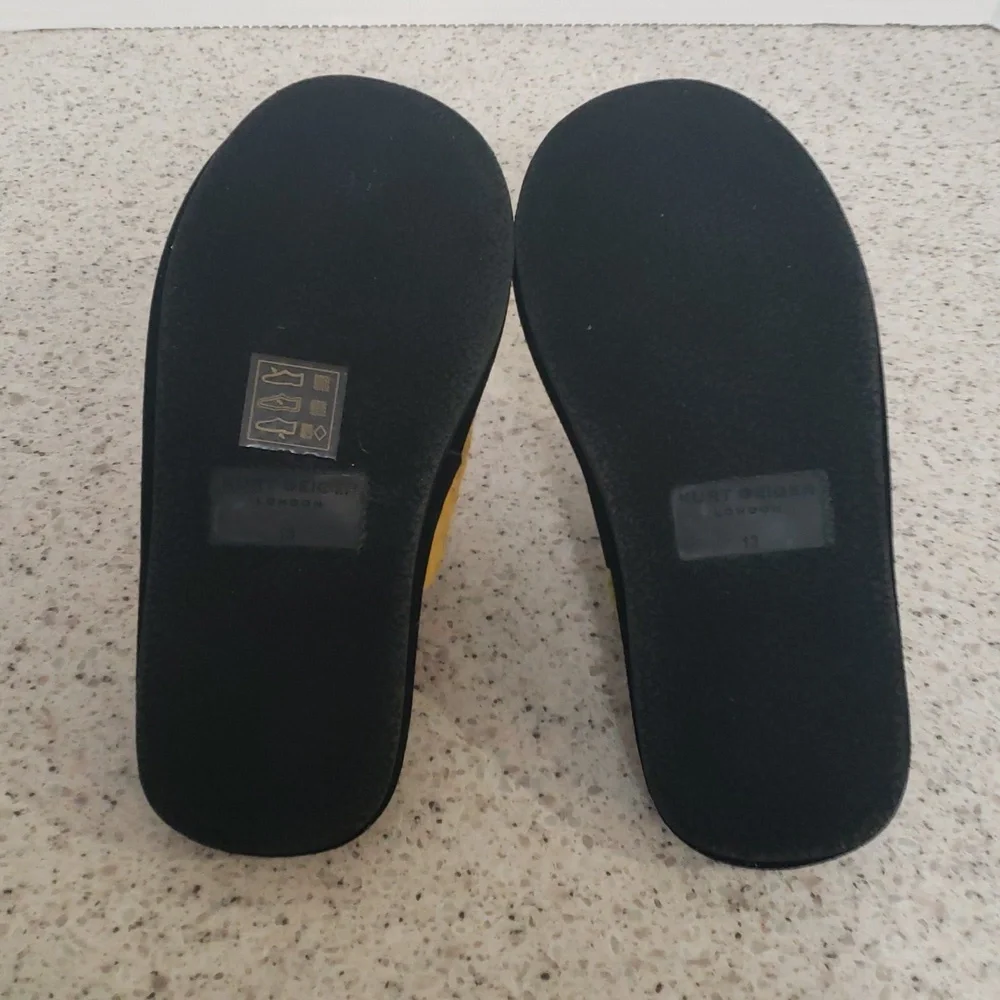 Kurt Geiger London Kensington Striped Faux-Shearling Slippers NWT - Kids‎ SZ 13